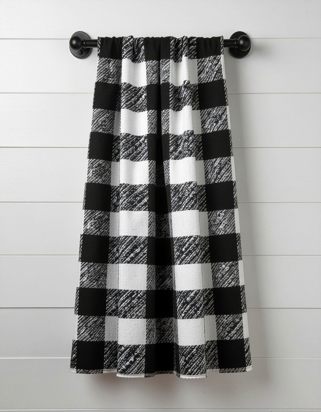 Buffalo Check Valance - 30 dining room valance ideas