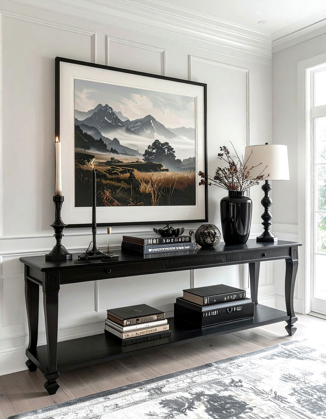 Buffet Sideboard - 30 tabletop vignette ideas