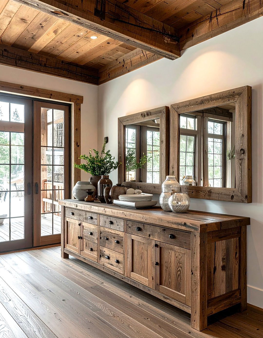 Buffet Sideboard Storage - 30 lodge dining room ideas