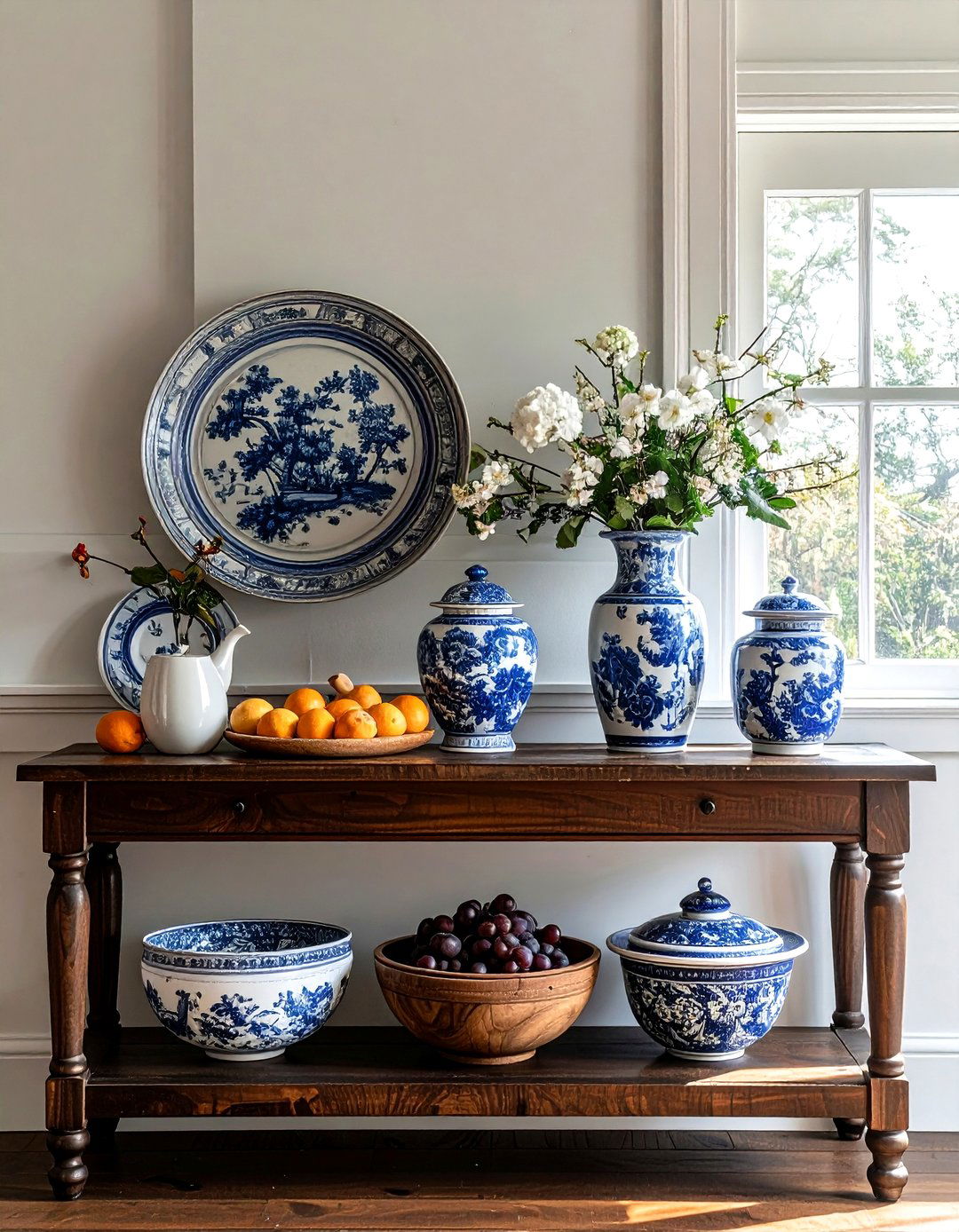 Buffet Sideboard Styling - 30 thrift store decor ideas