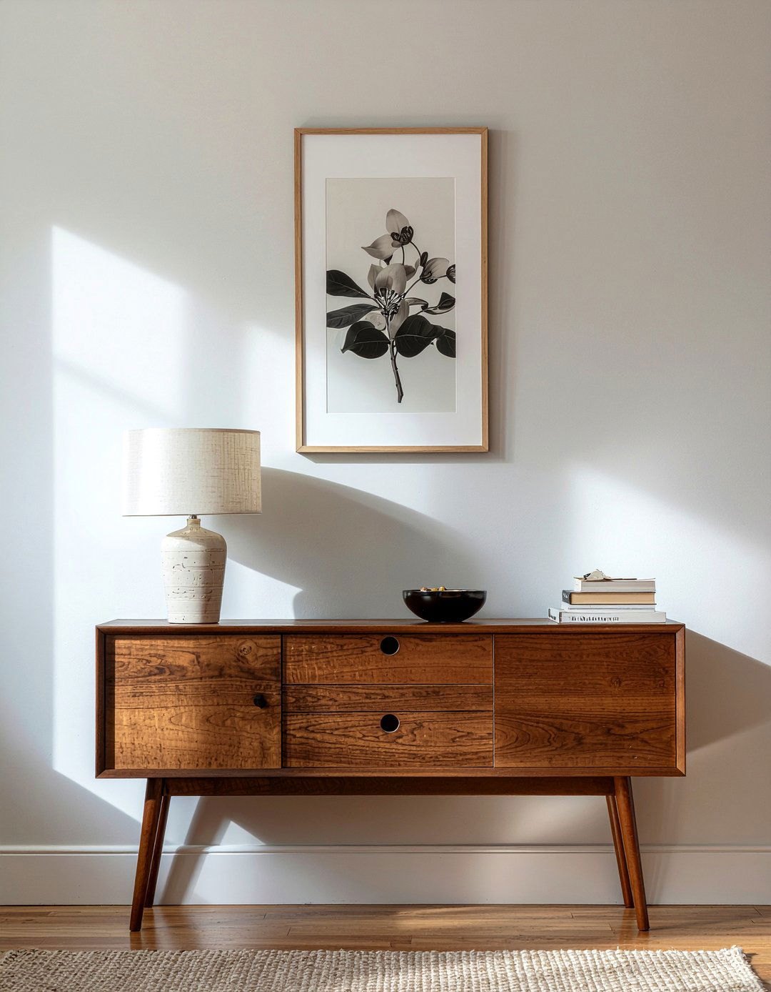 Buffet sideboard cabinet - 30 renter-friendly dining room ideas