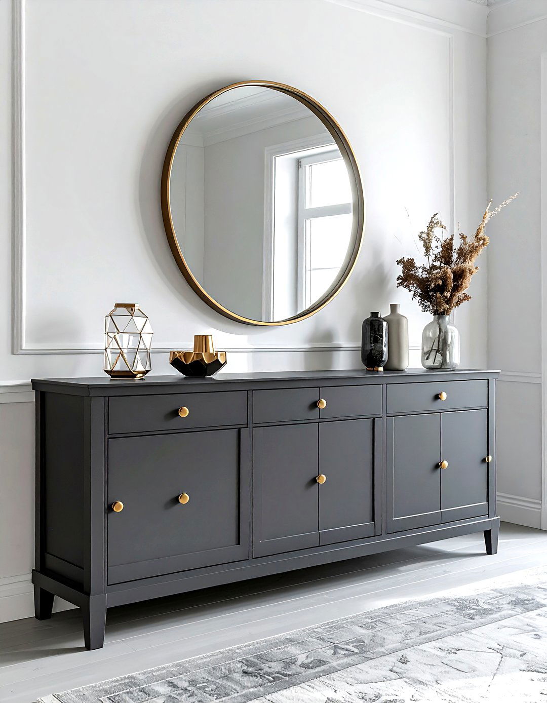 Buffet table makeover - 30 weekend dining room project ideas