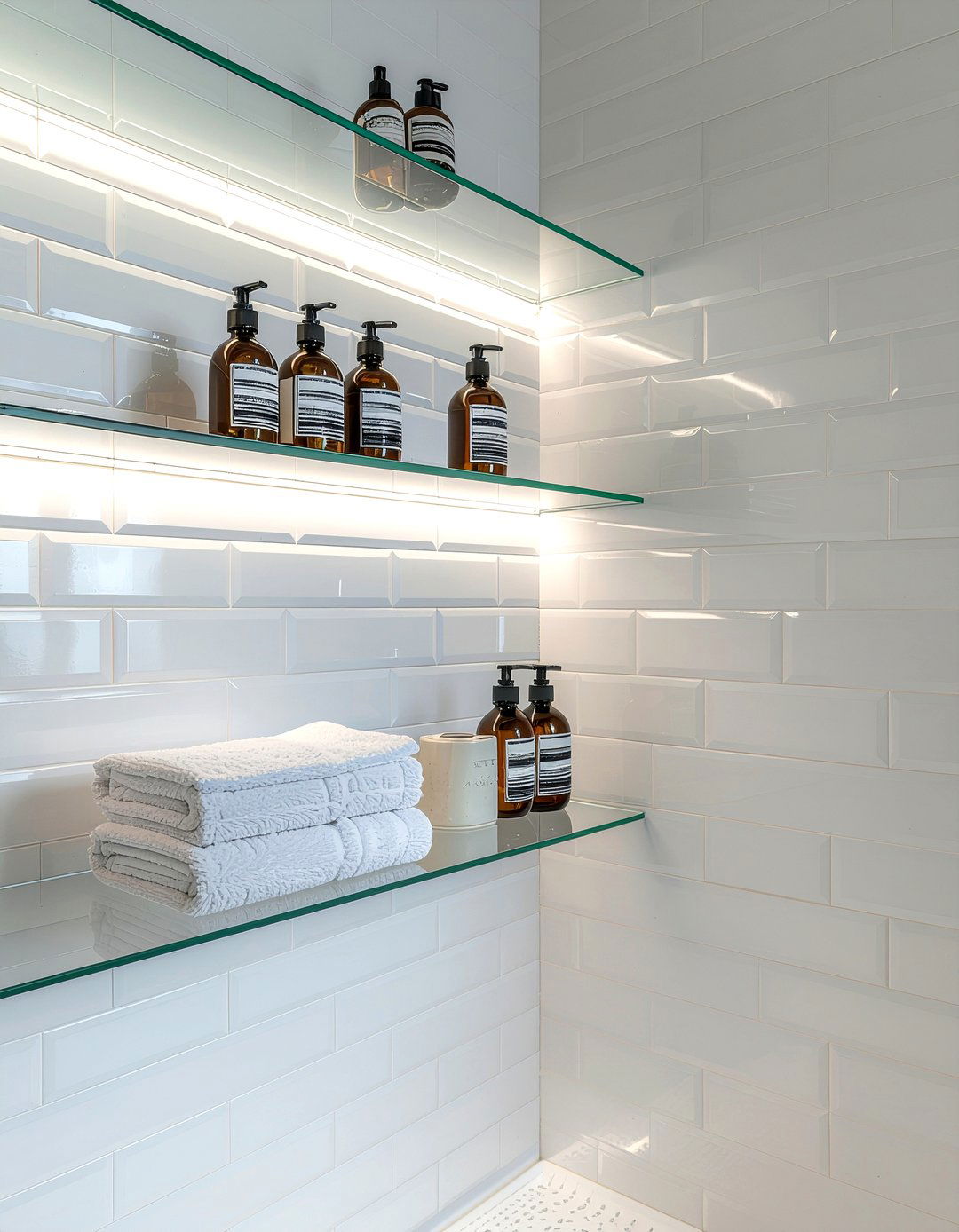 Built In Bathroom Shelving - 30 bathroom furniture ideas