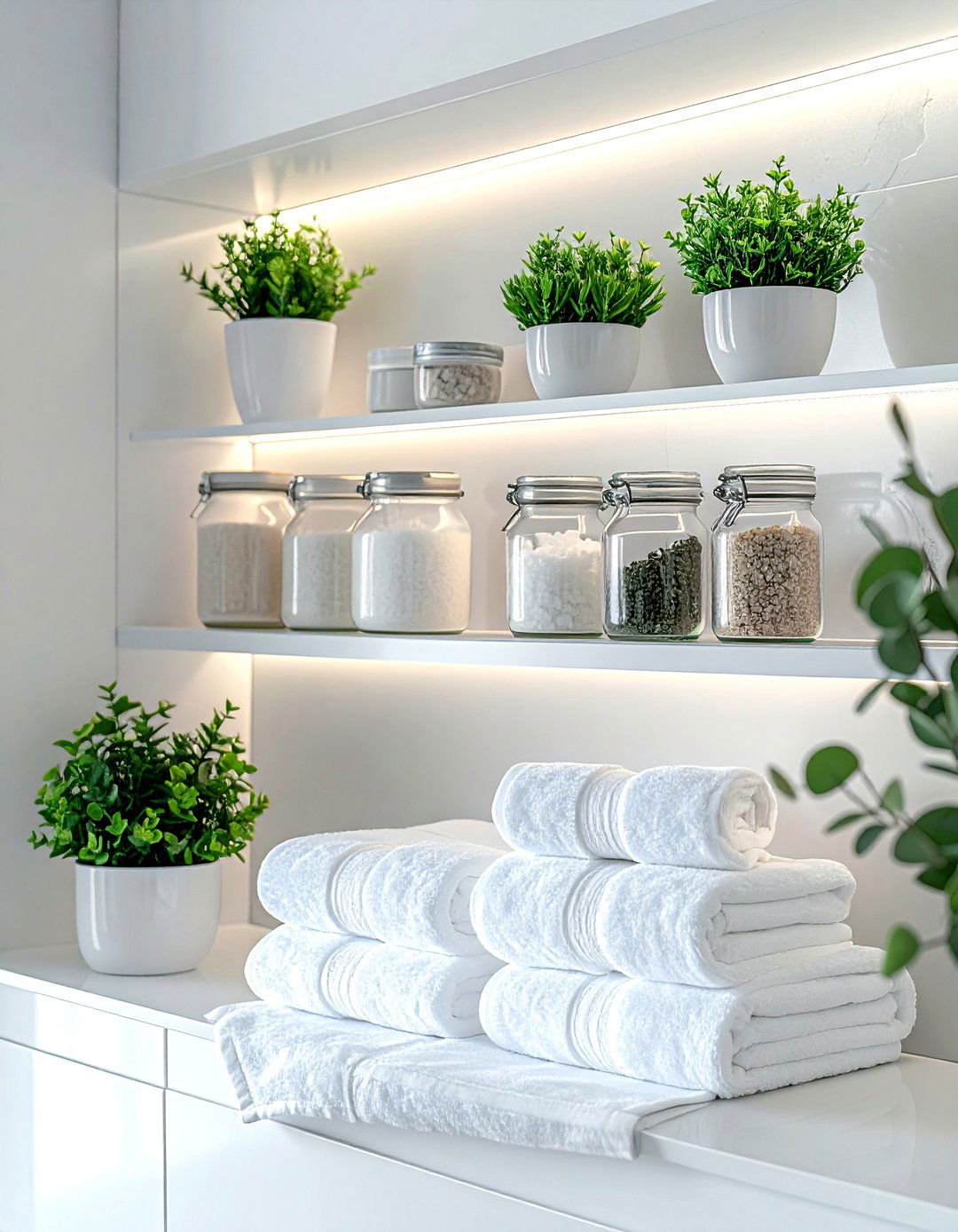 Built In Bathroom Shelving - 30 timeless bathroom ideas