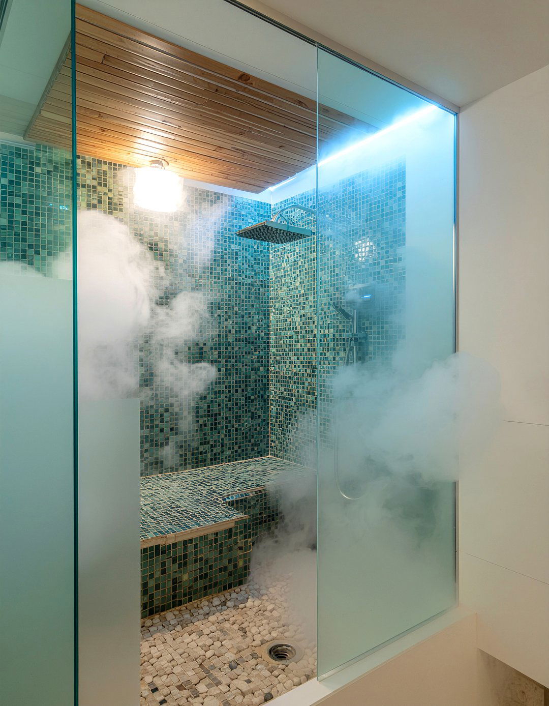 Built In Bench In Steam Shower - 30 resort bathroom ideas