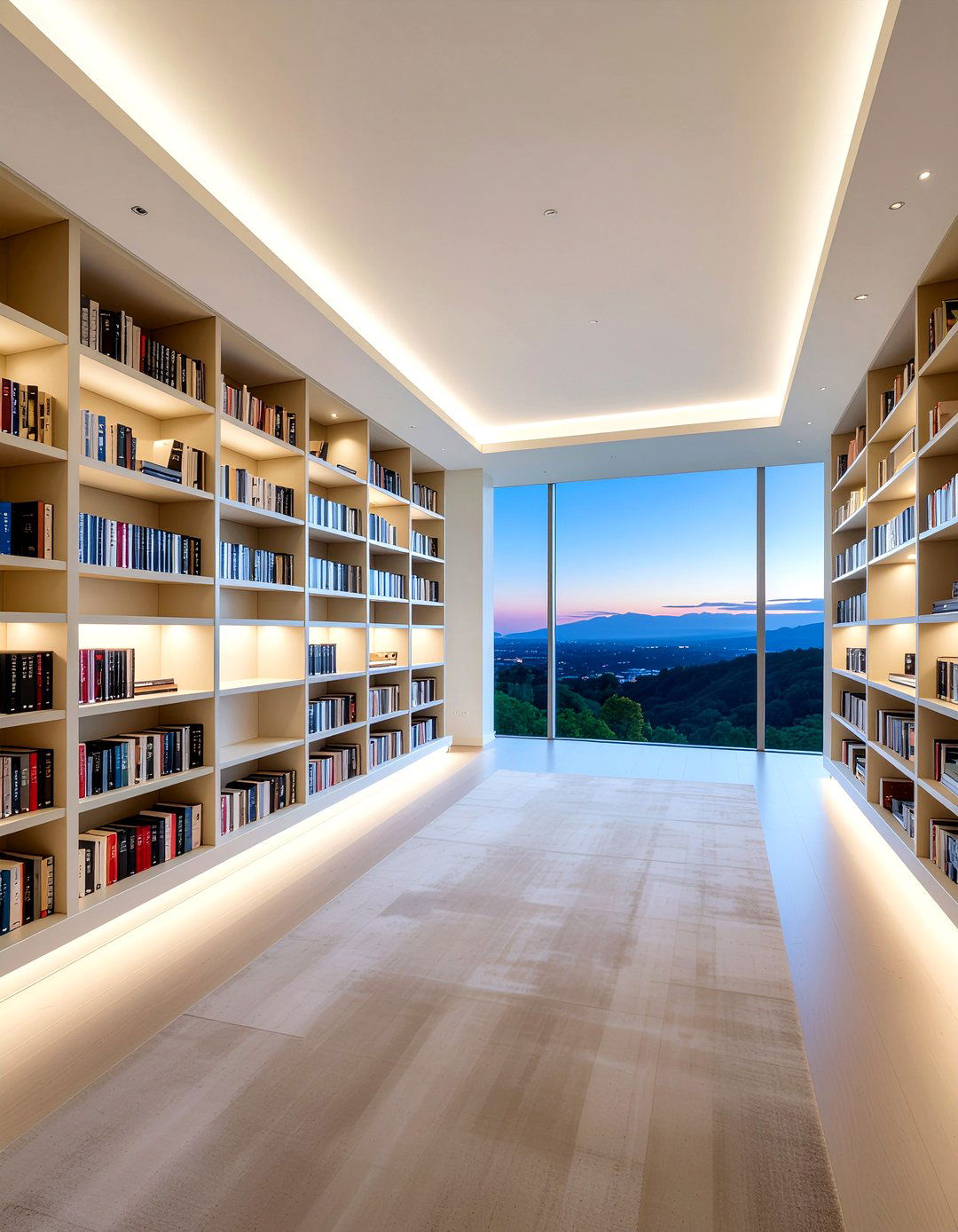 Built In Bookcase - 30 living room room dividers