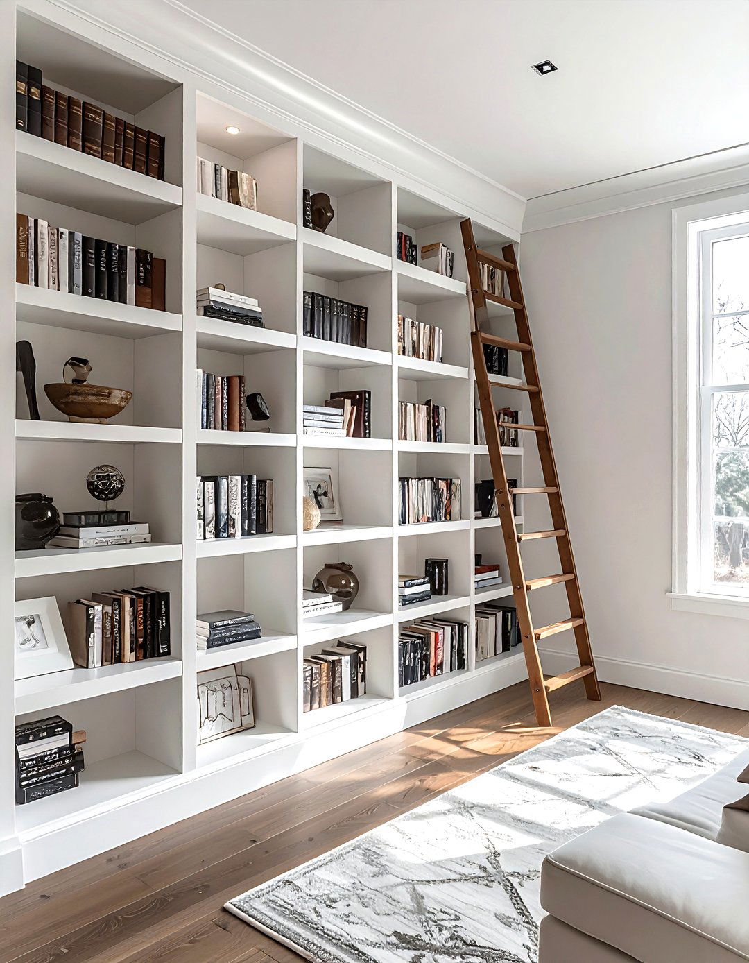 Built In Bookshelf - 30 decor upgrade ideas