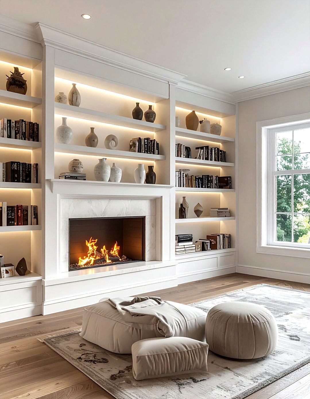 Built In Bookshelf - 30 parade of homes decor ideas