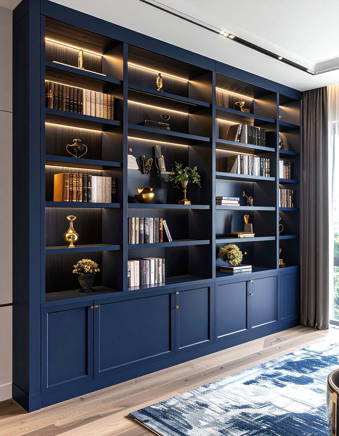 Built In Bookshelf - 30 polished decor ideas