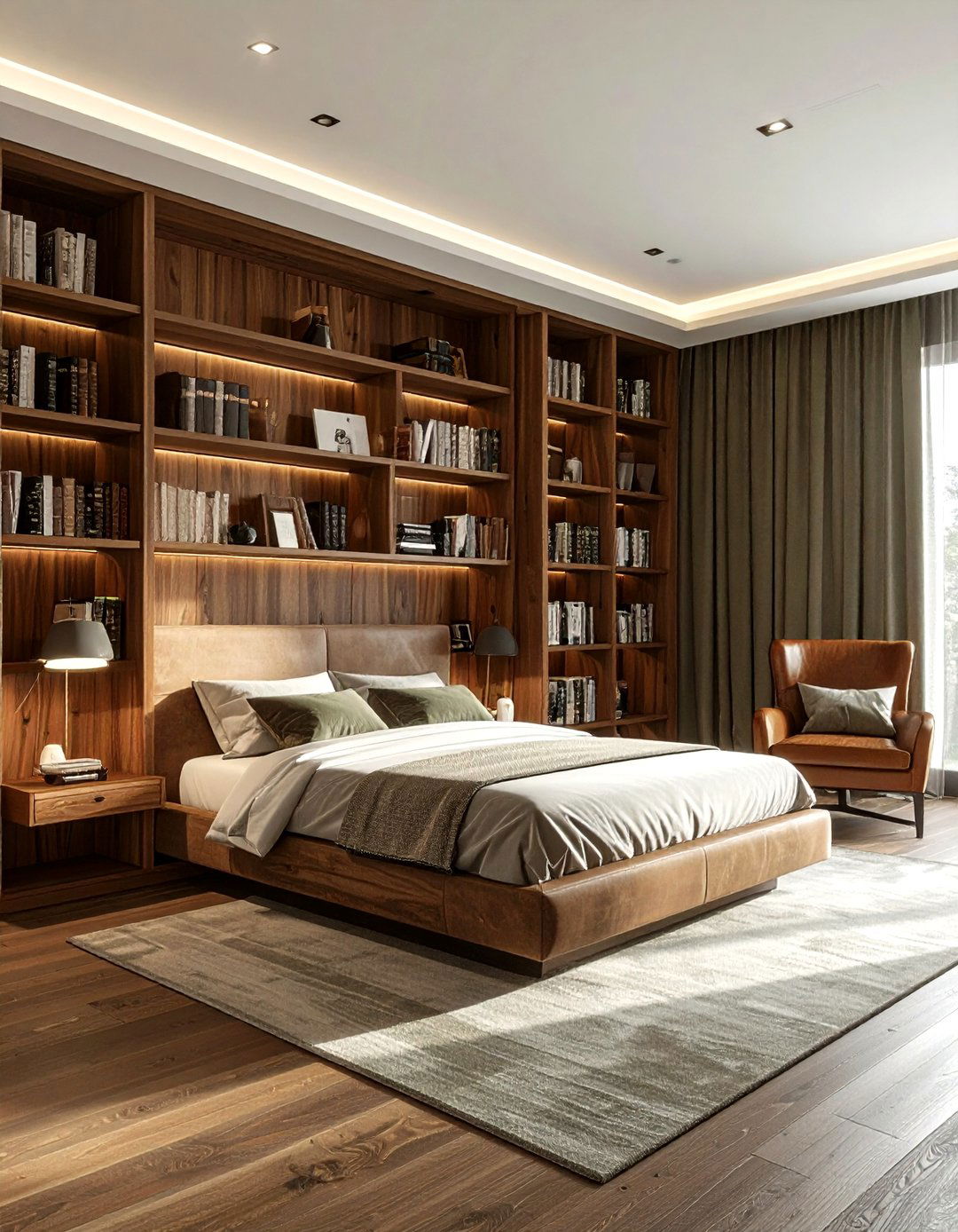 Built In Bookshelf Bedroom - 30 old house bedroom ideas