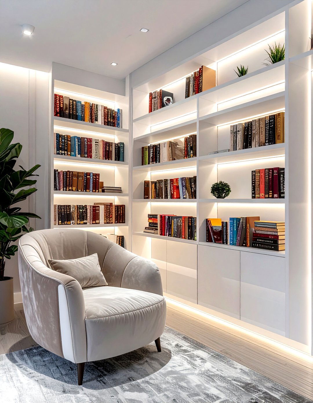 Built In Bookshelf Wall - 30 living room book displays