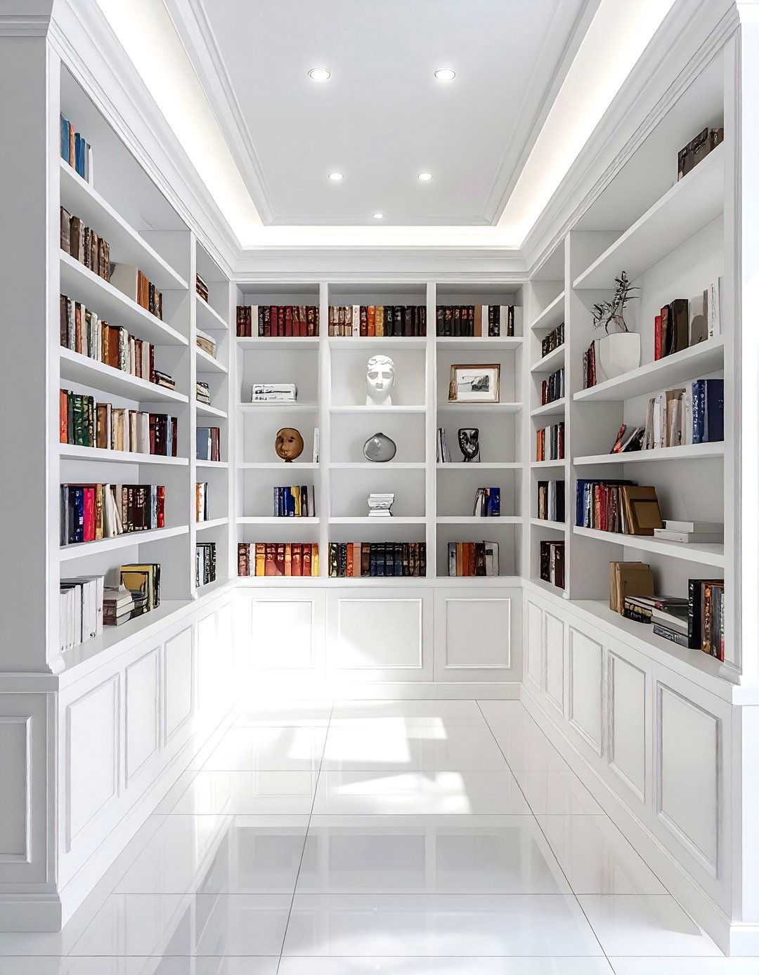 Built In Bookshelves - 30 living room organization ideas