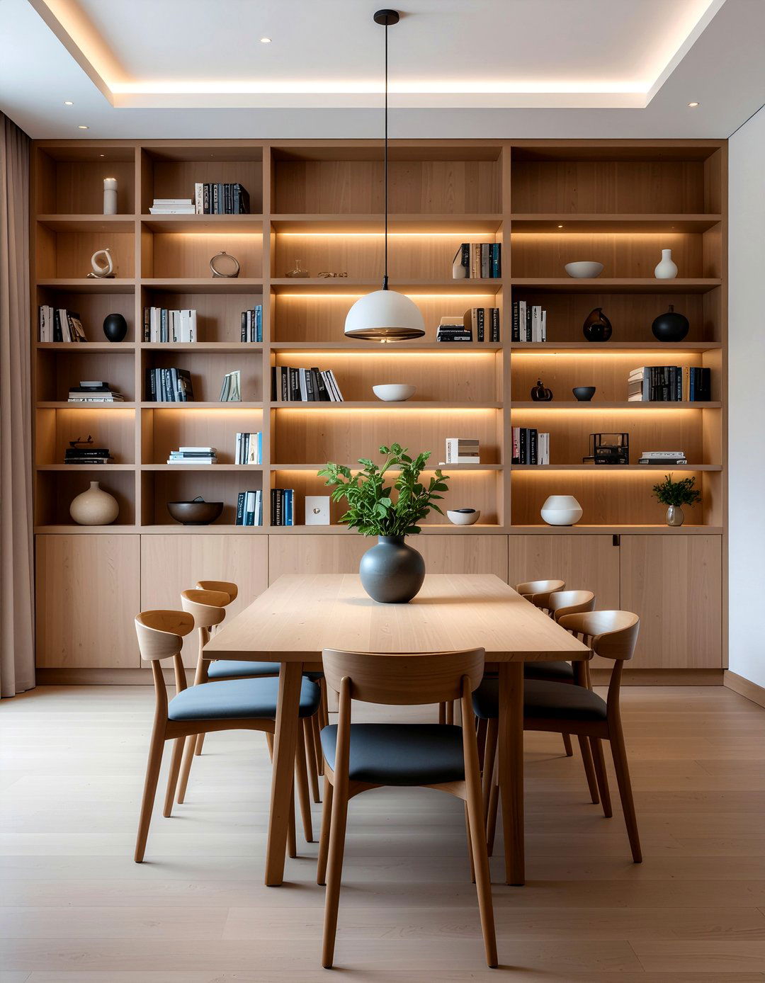Built In Bookshelves - 30 English dining room ideas