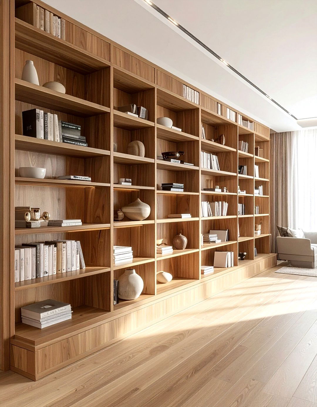 Built In Bookshelves - 30 quiet luxury decor ideas