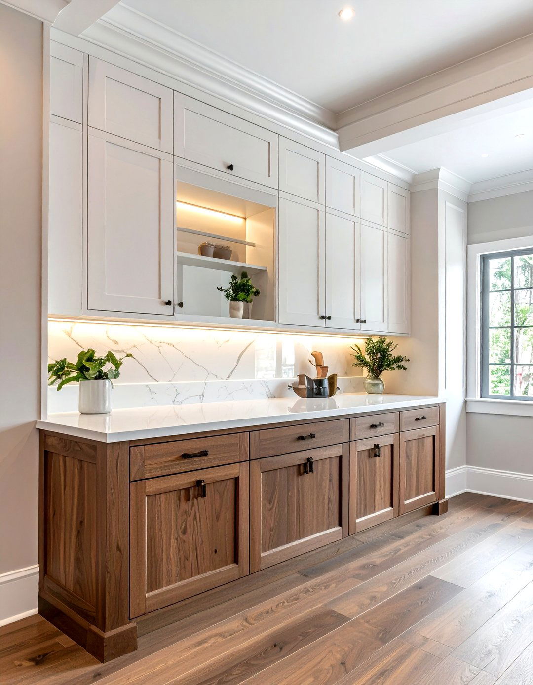 Built In Buffet - 30 dining room cabinet ideas