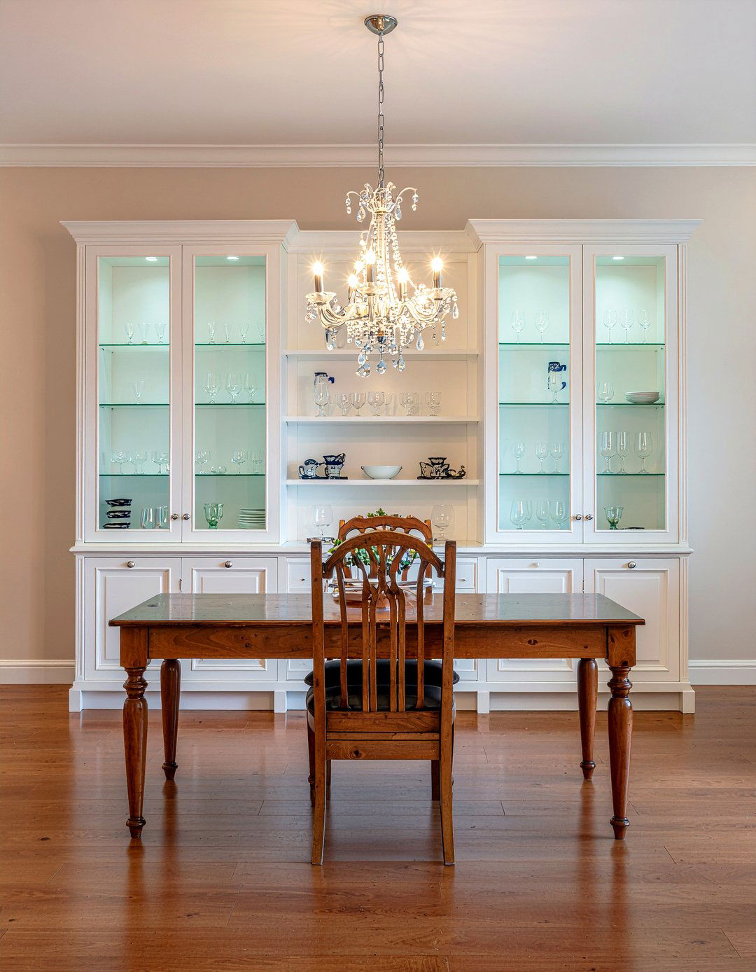Built In China Cabinet - 30 French country dining room ideas