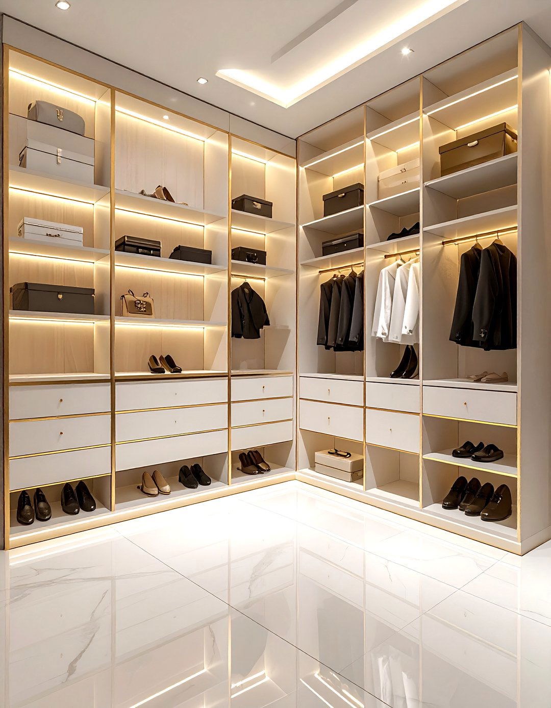 Built In Closet Storage - 30 home refresh ideas