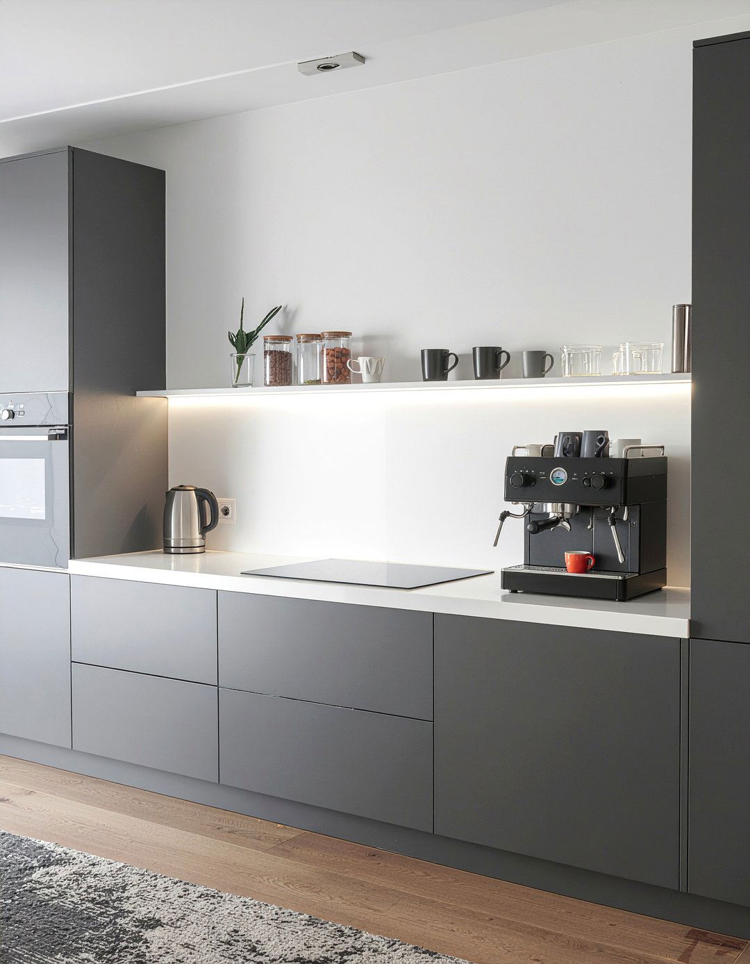 Built In Coffee Station - 30 elegant kitchen ideas