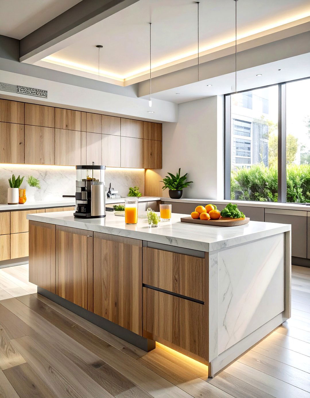 Built In Cold Press Juicer Station - 30 kitchen juice bar ideas