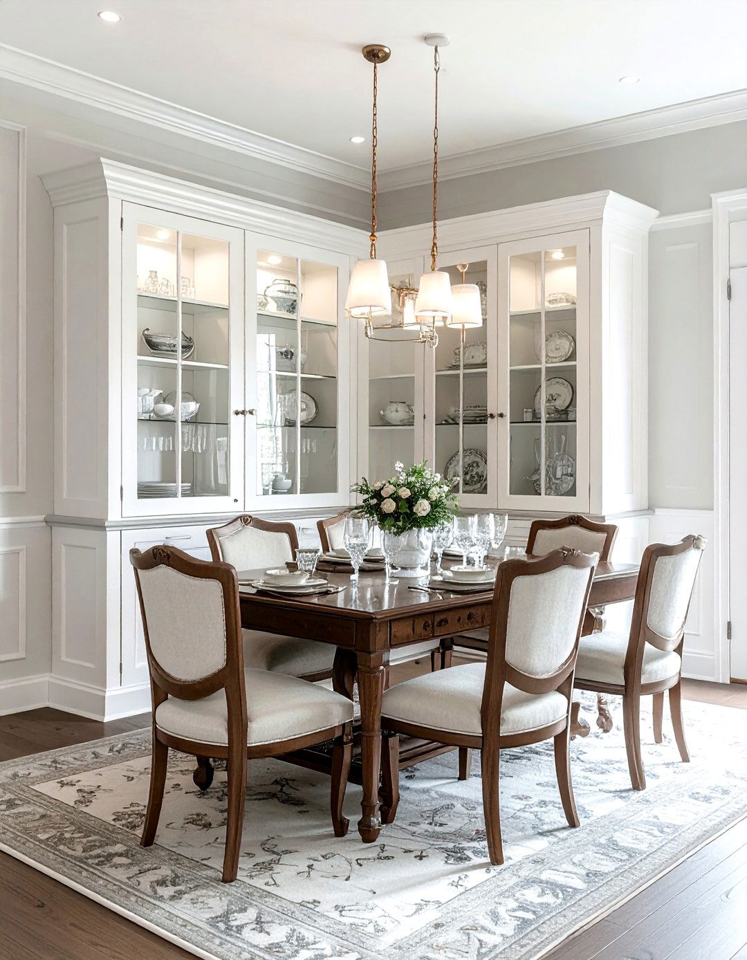 Built In Corner Cabinet - 30 dining room corner shelving ideas