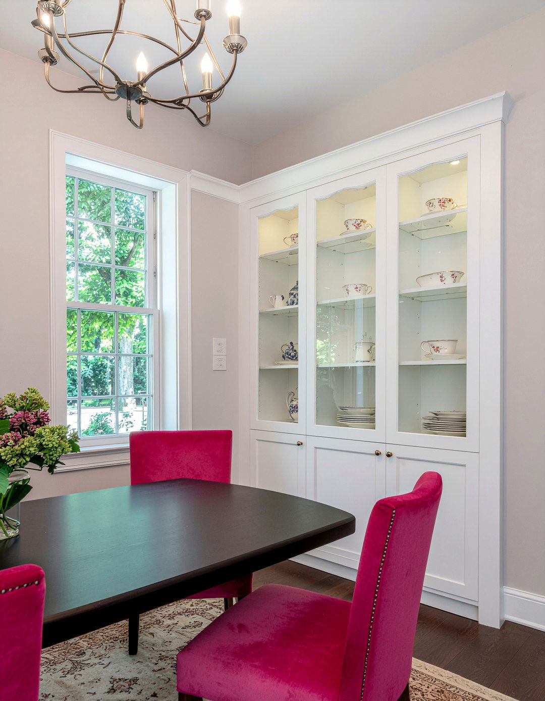 Built In Corner Cabinet - 30 colonial dining room ideas