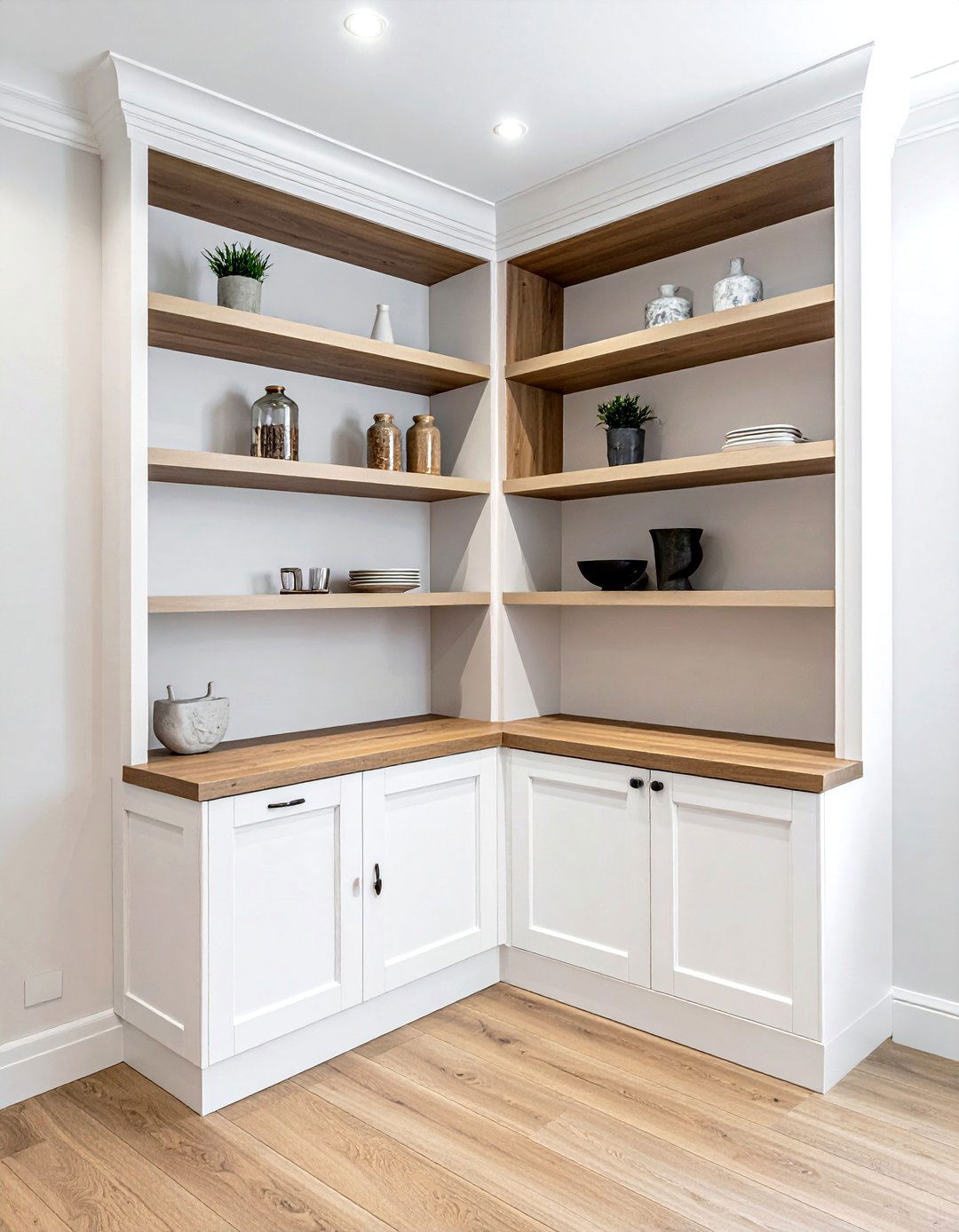 Built In Corner Shelving - 30 kitchen corner shelving ideas