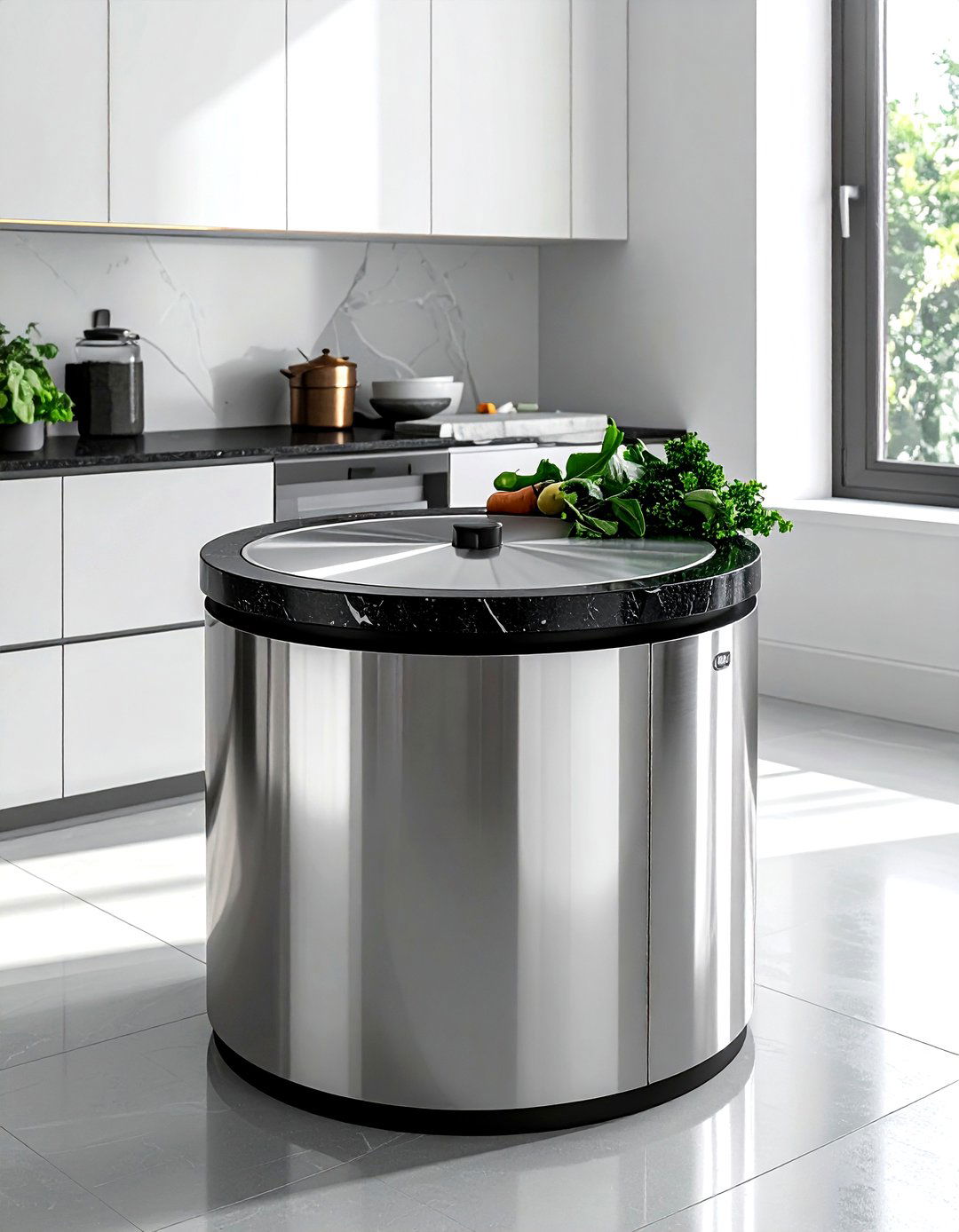 Built In Countertop Compost Bin - 30 compost bin kitchen ideas