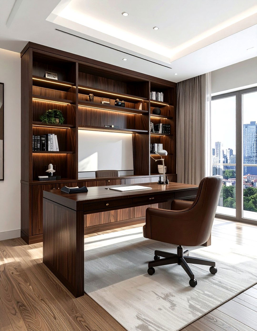 Built In Desk - 30 inspiring office ideas