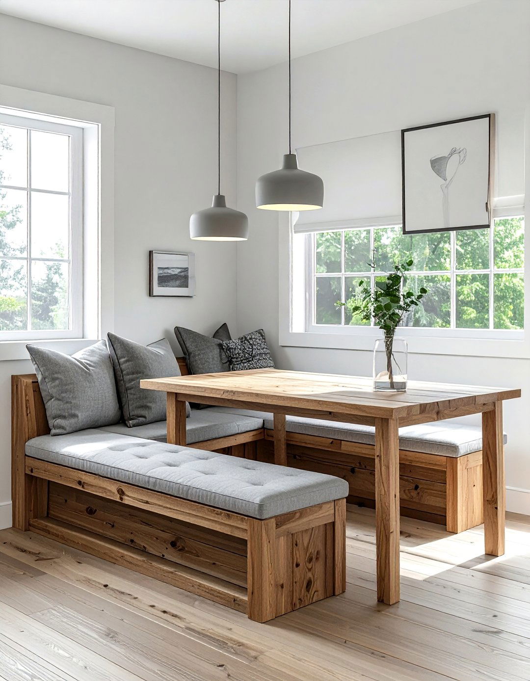 Built In Dining Bench - 30 streamlined dining room ideas