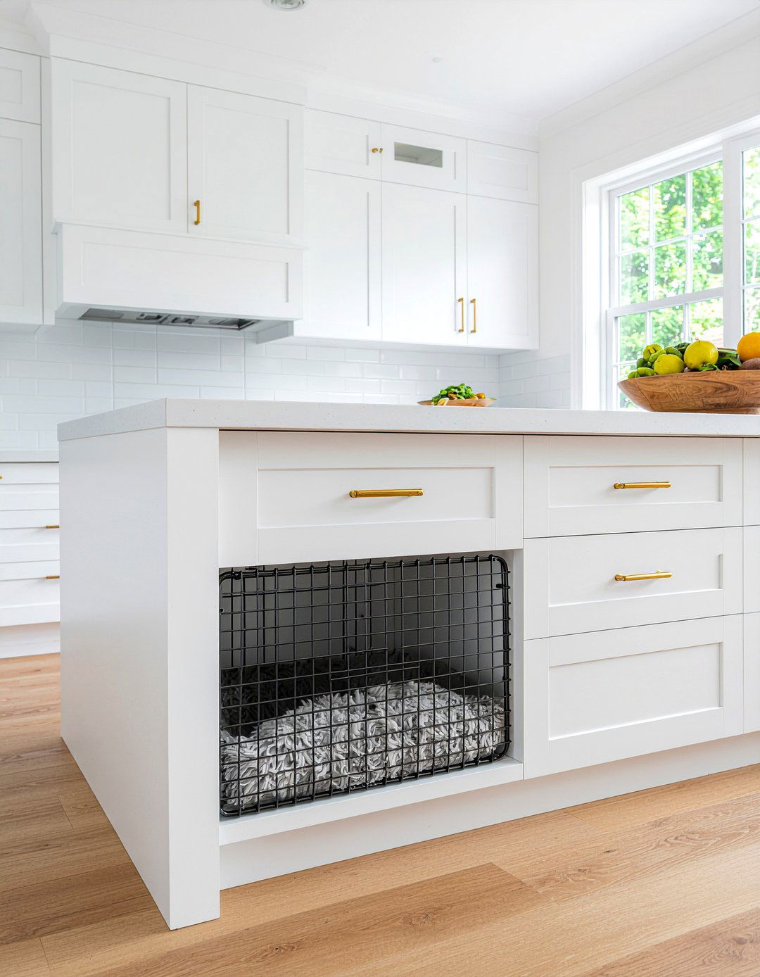 Built In Dog Crate - 30 dog living room ideas