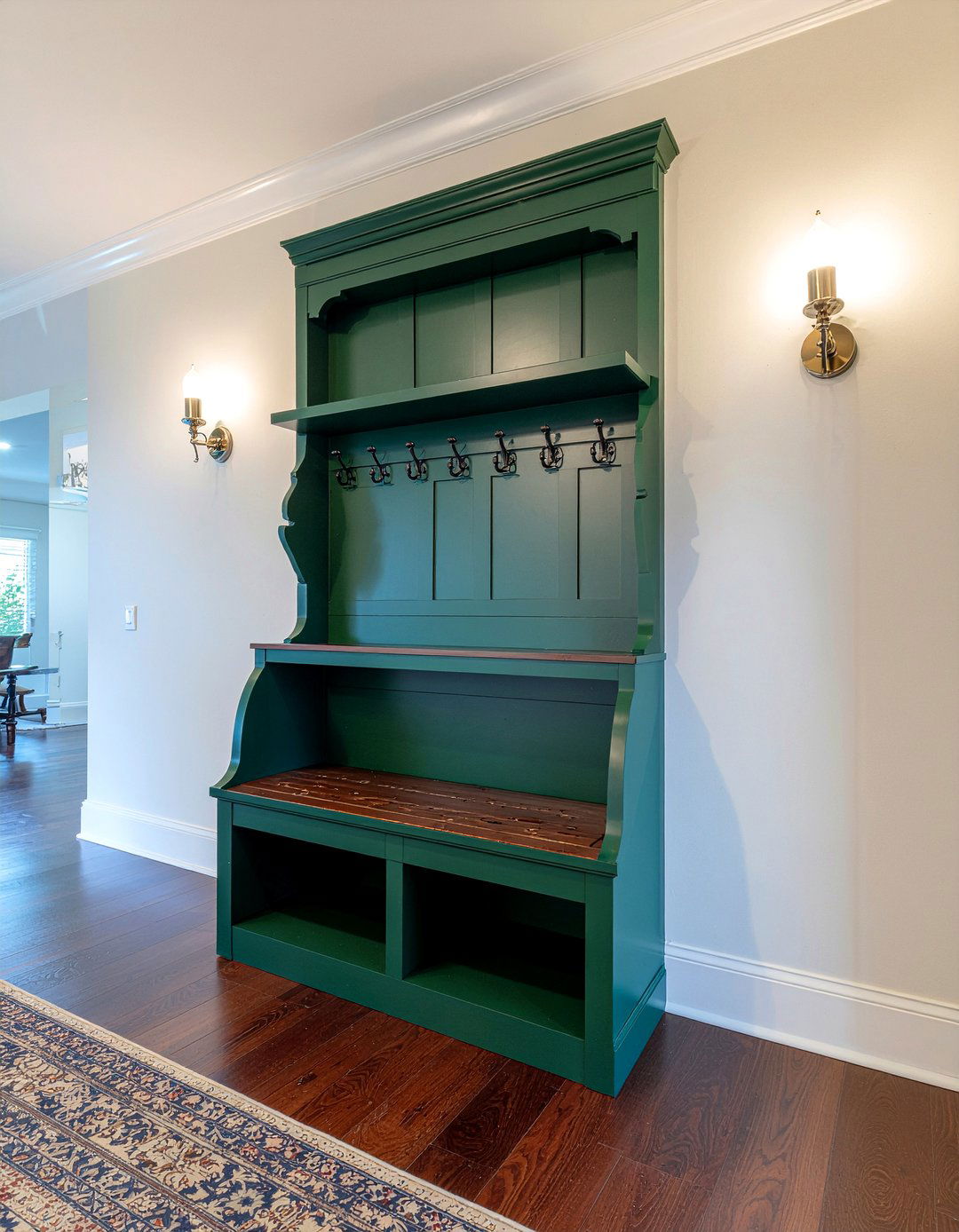 Built In Hall Tree - 30 living room entryway ideas