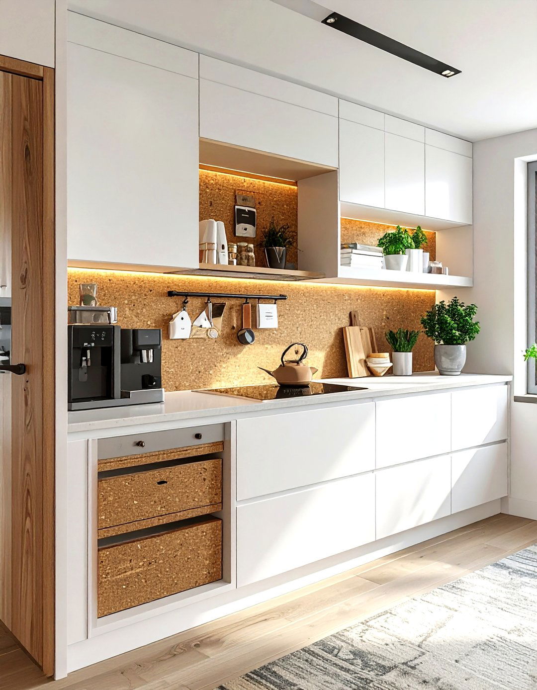 Built In Kitchen Command Center - 30 kitchen bulletin board ideas