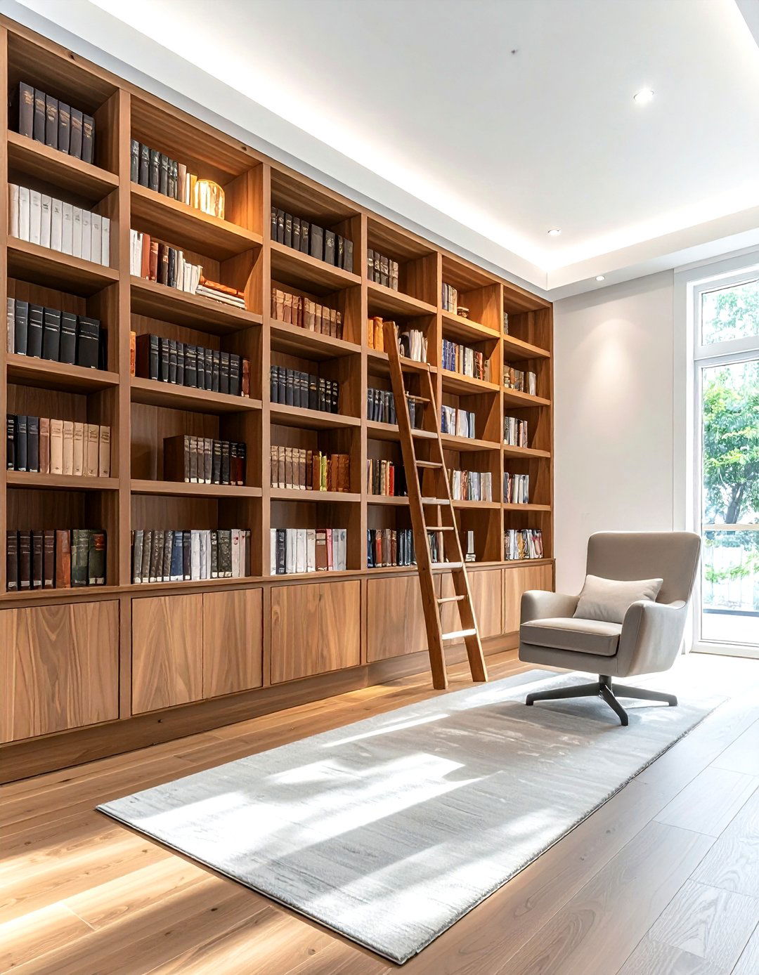 Built In Library - 30 dramatic decor ideas