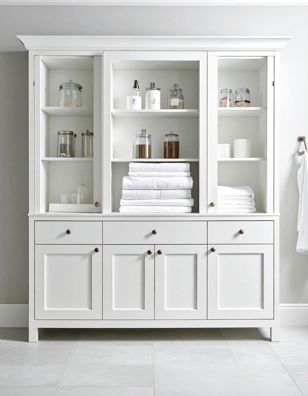 Built In Linen Cupboard - 30 Edwardian bathroom ideas