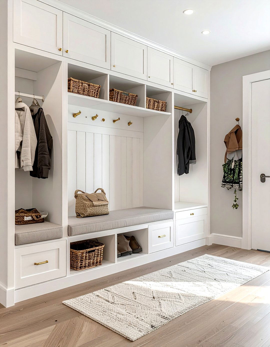 Built In Mudroom Storage - 30 grand entryway ideas