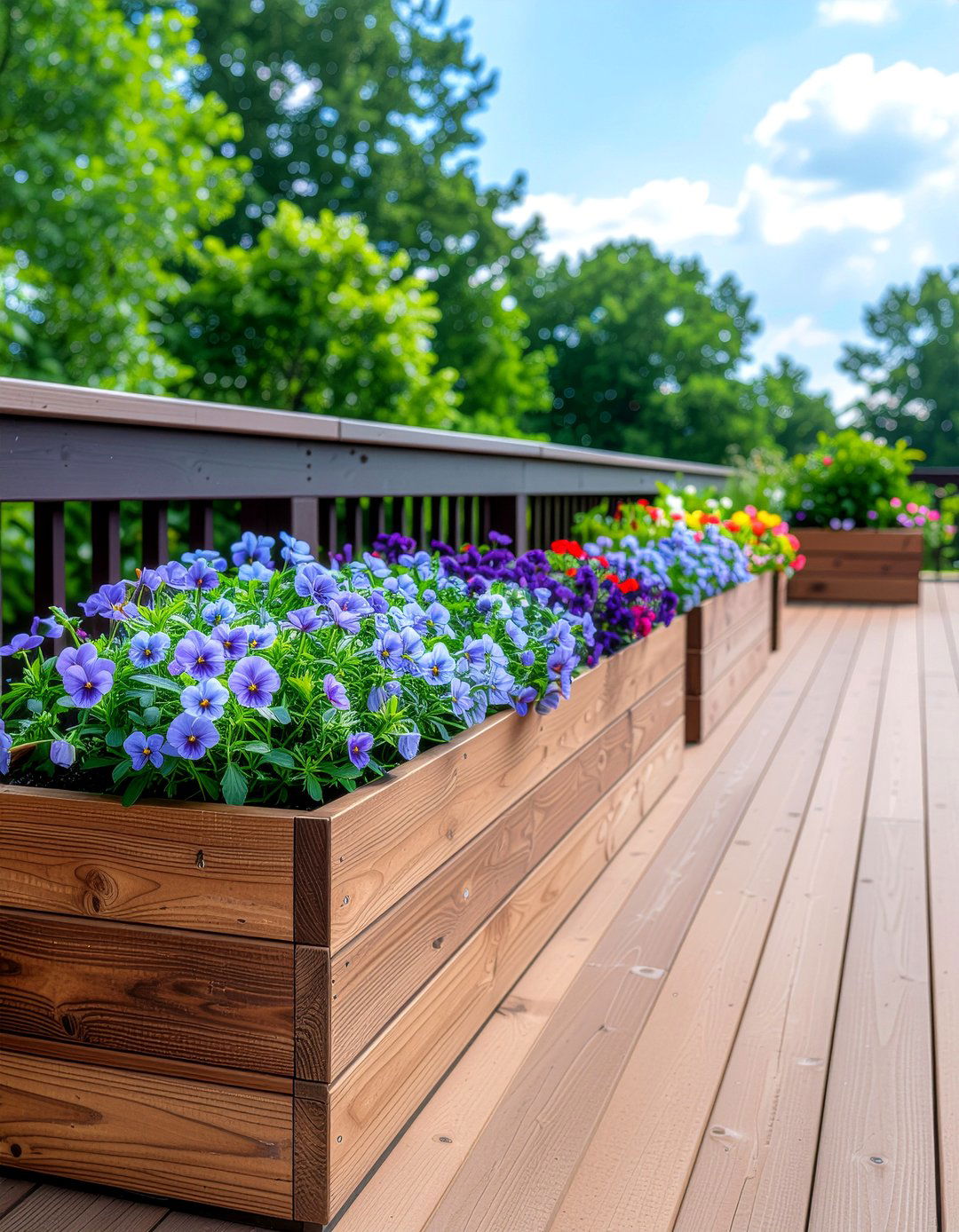 Built In Planter Boxes - 30 deck dining ideas