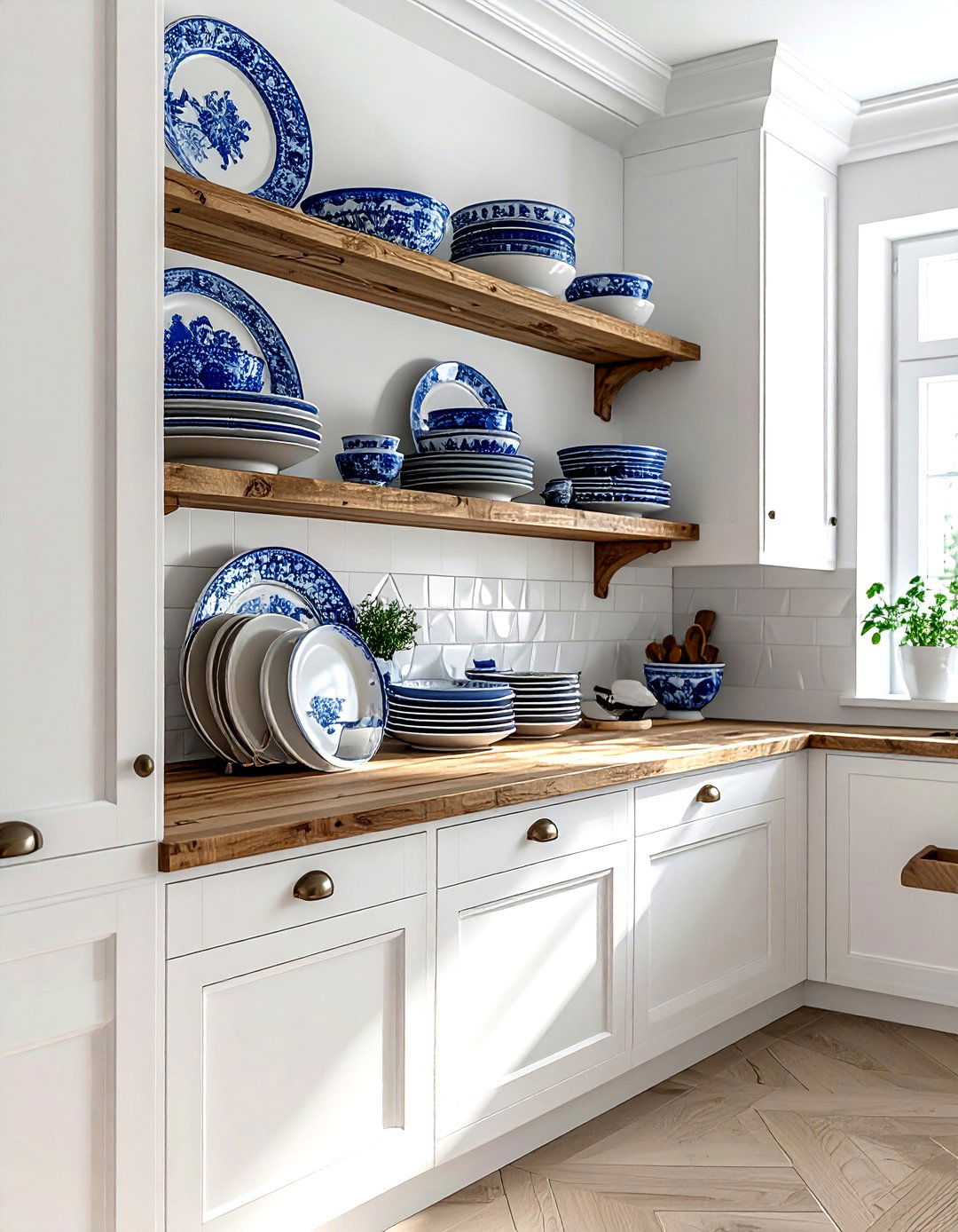 Built In Plate Rack - 30 French country kitchen ideas