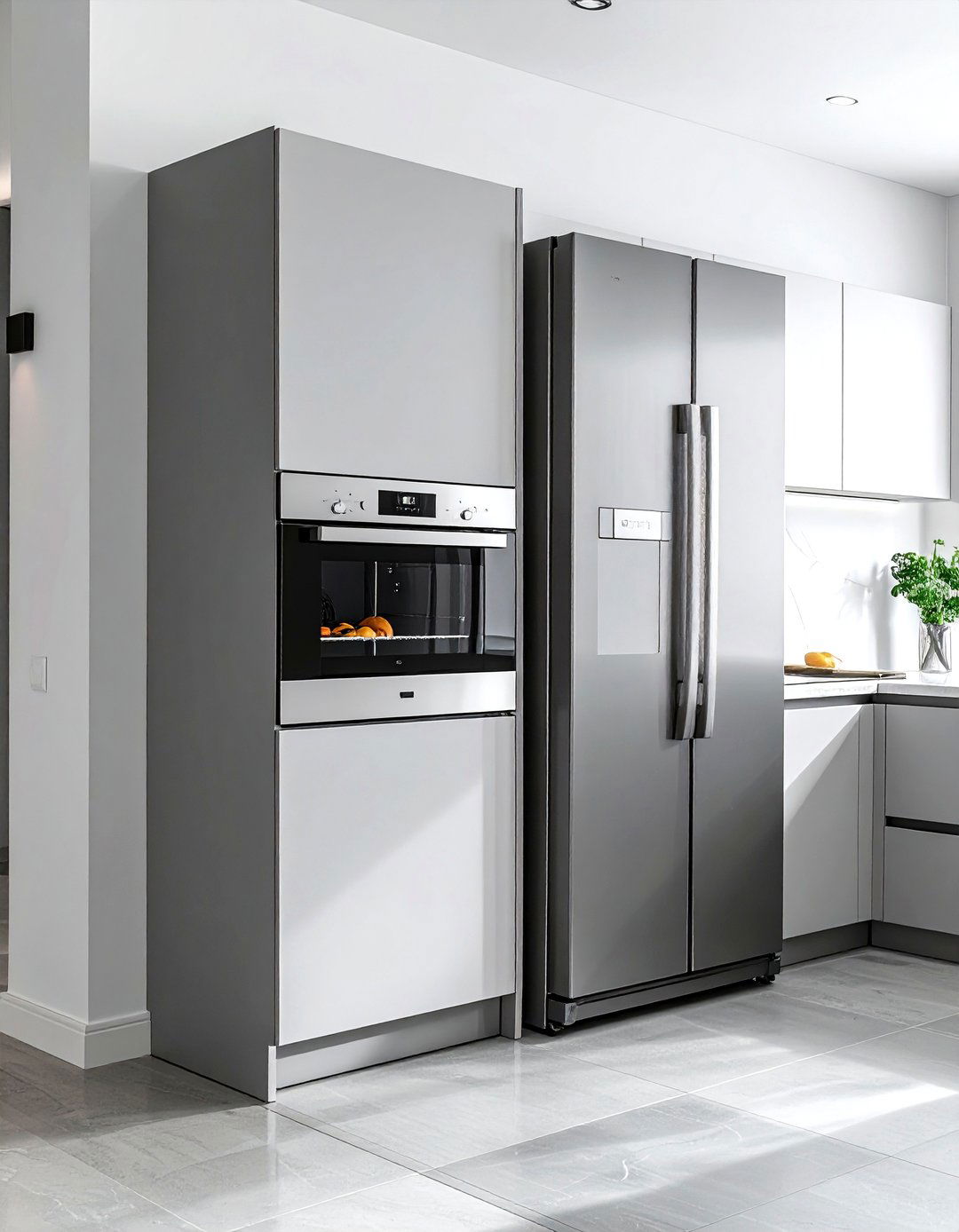 Built In Refrigerator Column - 30 built-in refrigerator kitchen ideas