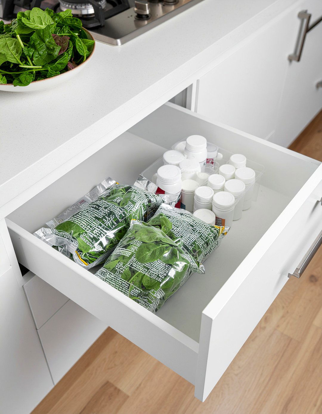 Built In Refrigerator Drawer - 30 kitchen smoothie station ideas