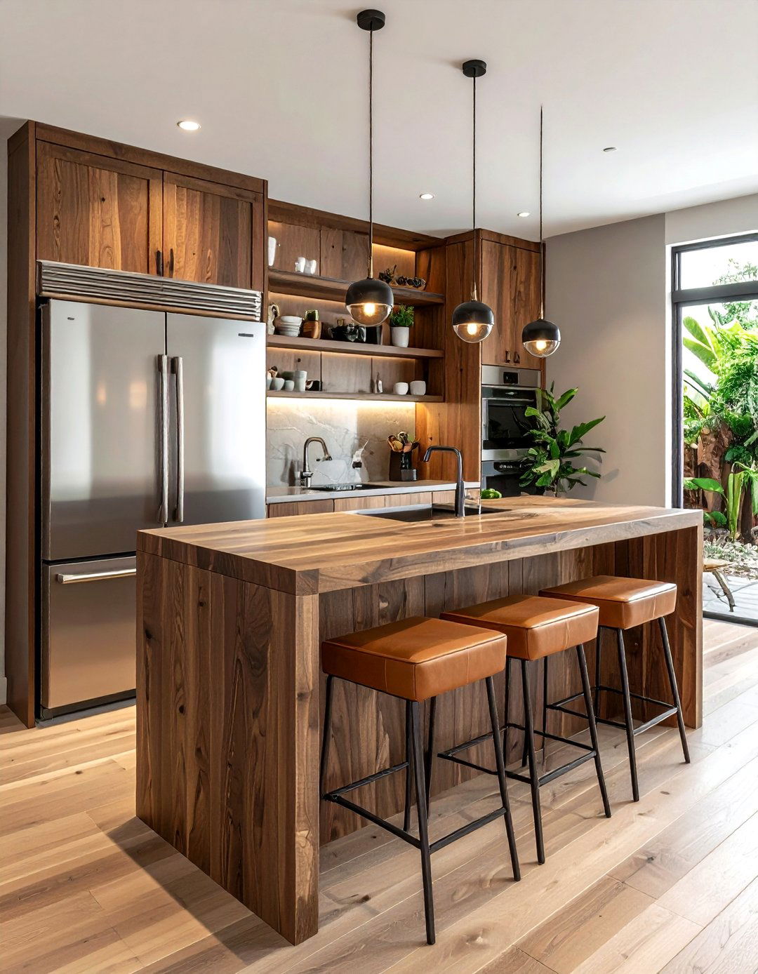 Built In Refrigerator In Kitchen Island - 30 built-in refrigerator kitchen ideas