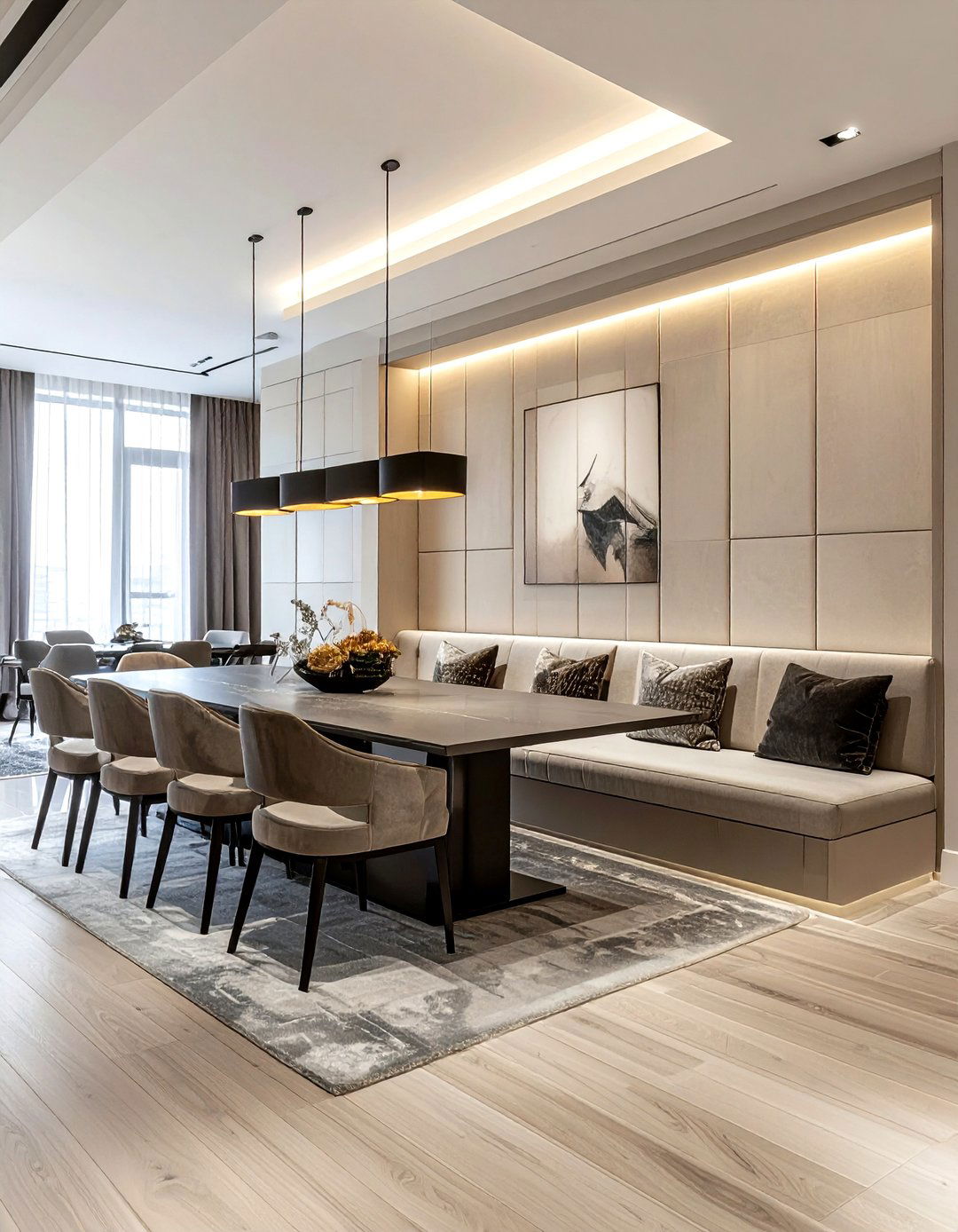 Built In Seating Dining Room - 30 striking dining room ideas