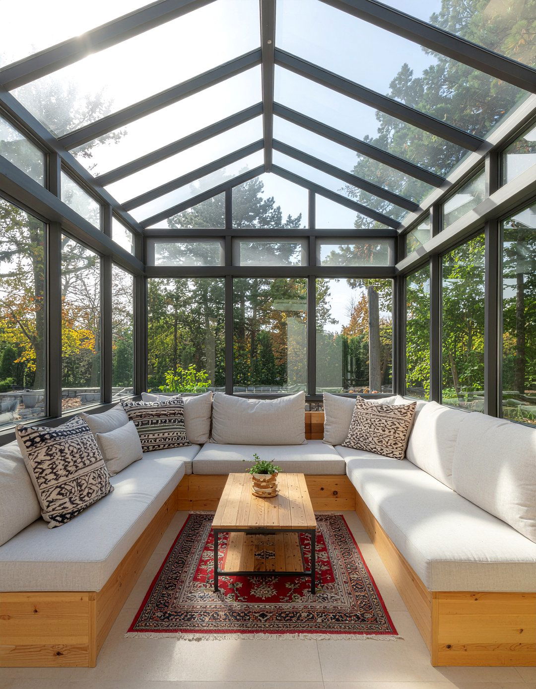 Built In Seating - 30 conservatory living room ideas