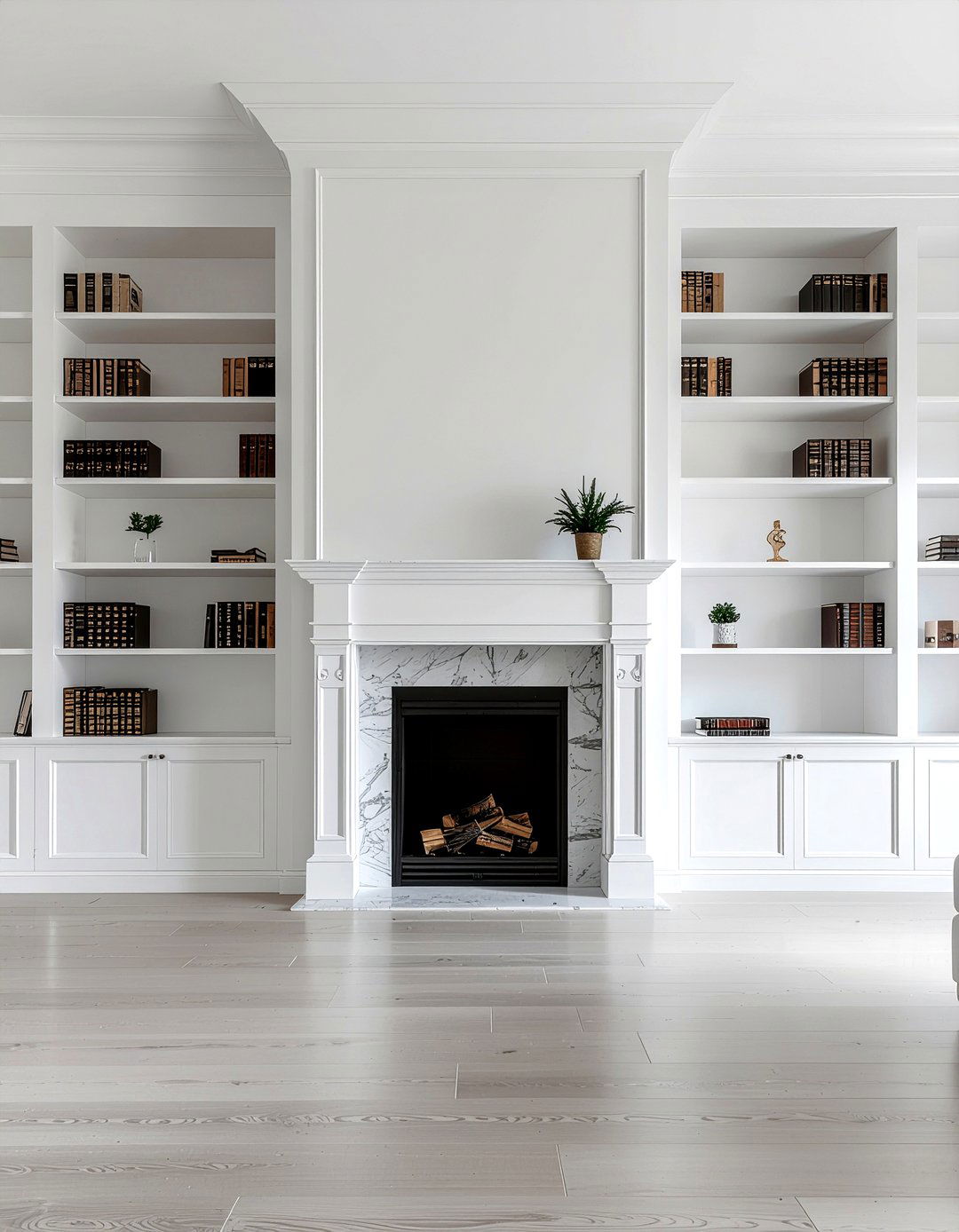 Built In Shelf Fireplace - 30 fireplace surround ideas