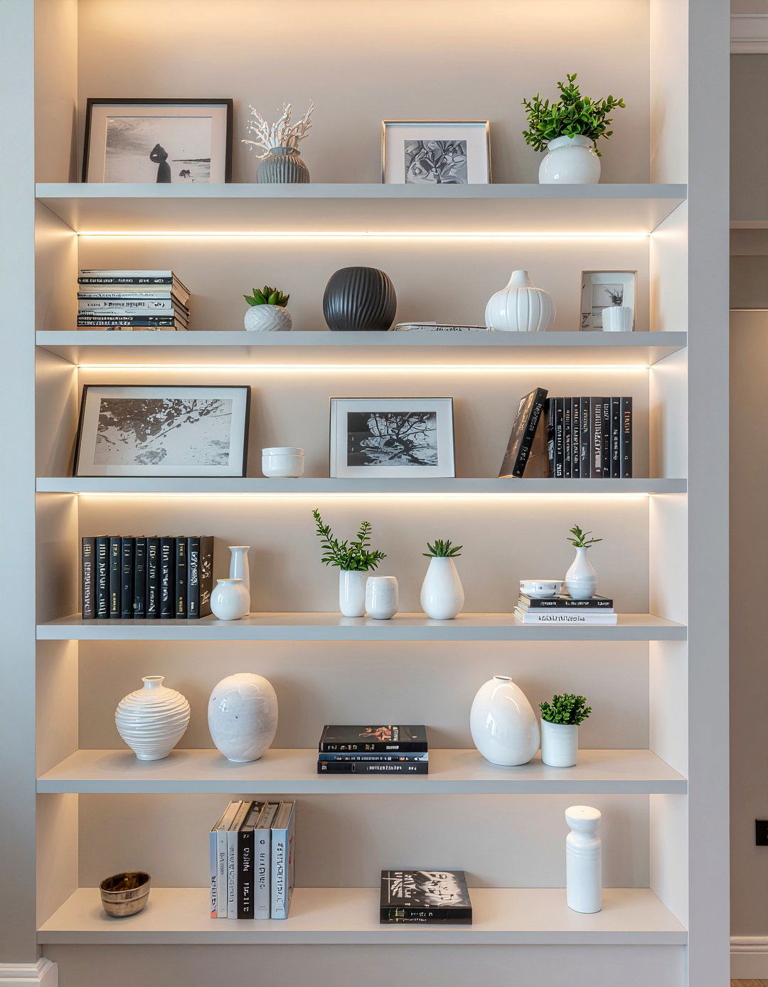 Built In Shelving - 30 living room elegant furniture ideas