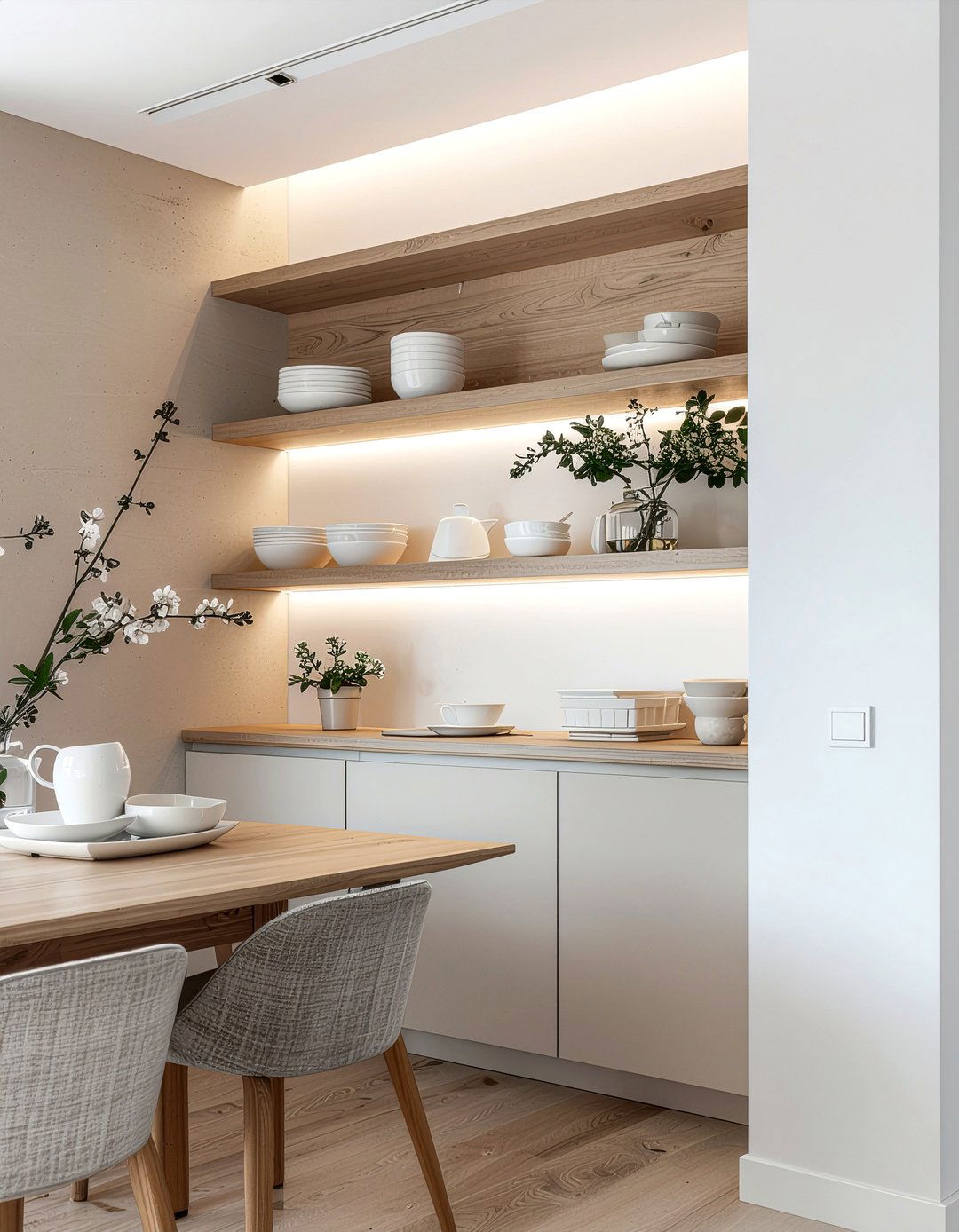 Built In Shelving - 30 dining room statement piece ideas