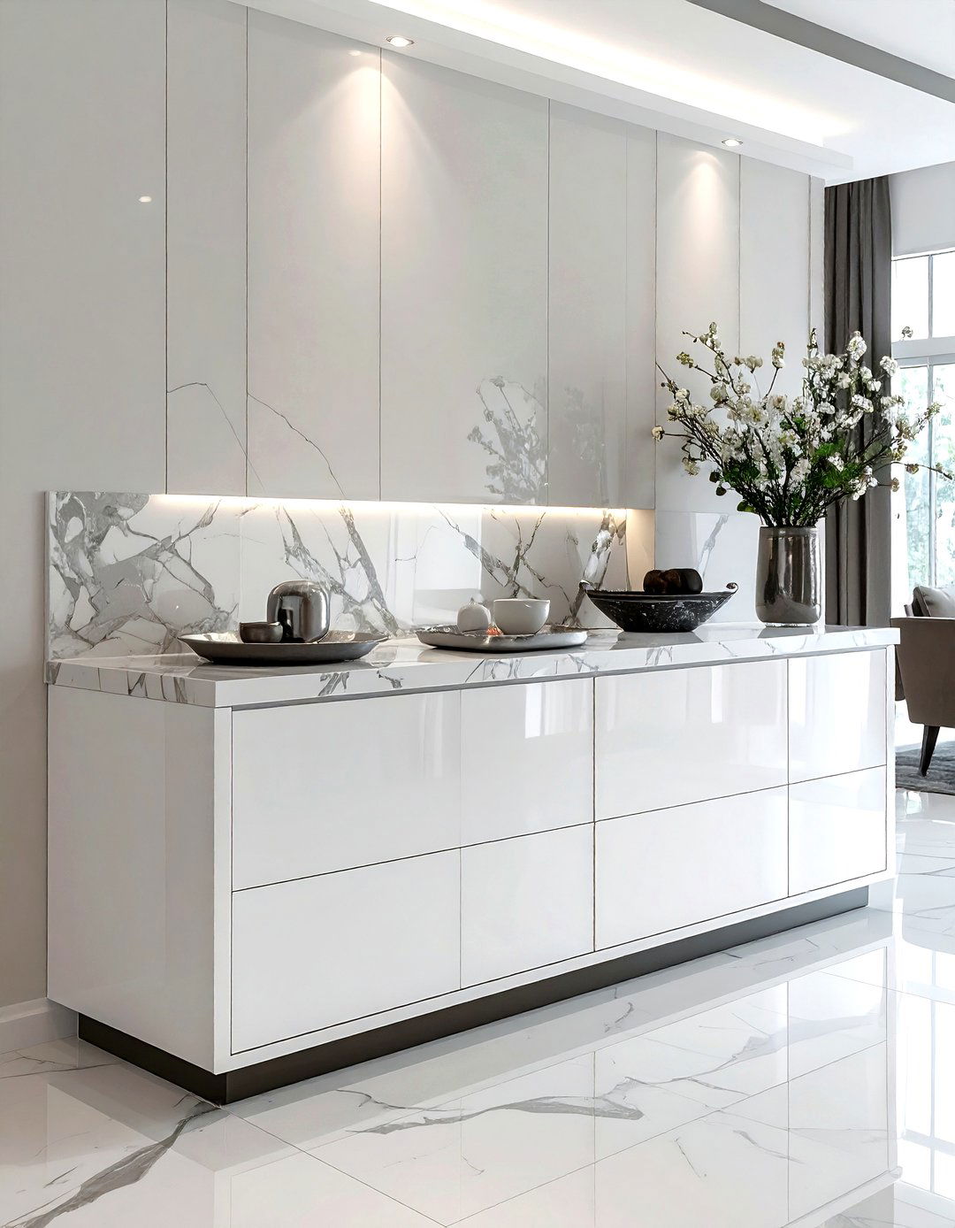 Built In Sideboard - 30 modern classic dining room ideas