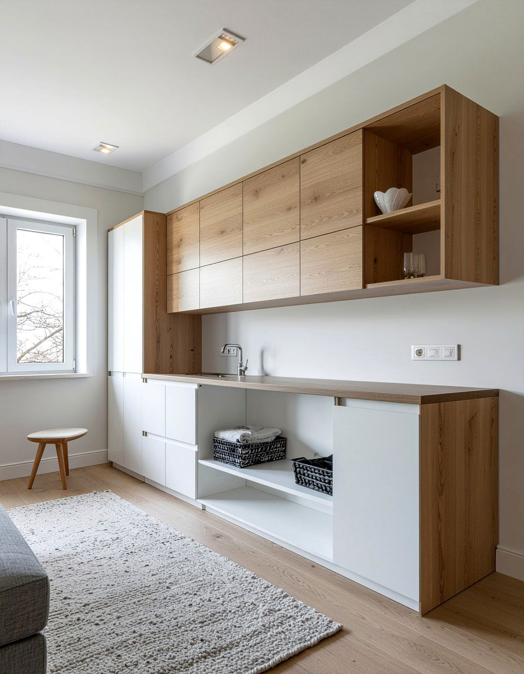 Built In Storage Solutions - 30 Japanese living room ideas