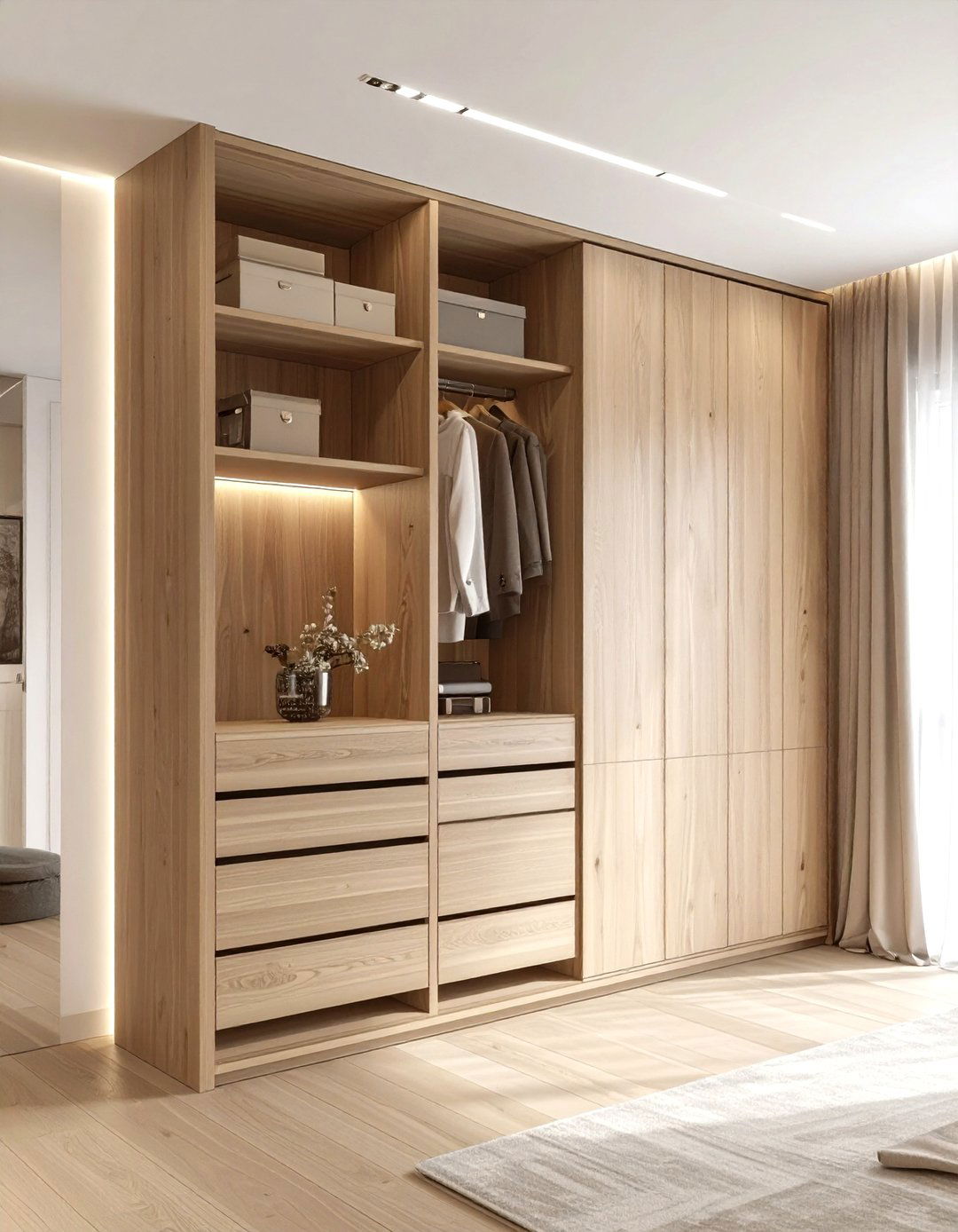 Built In Wardrobe - 30 bedroom cabinet storage ideas