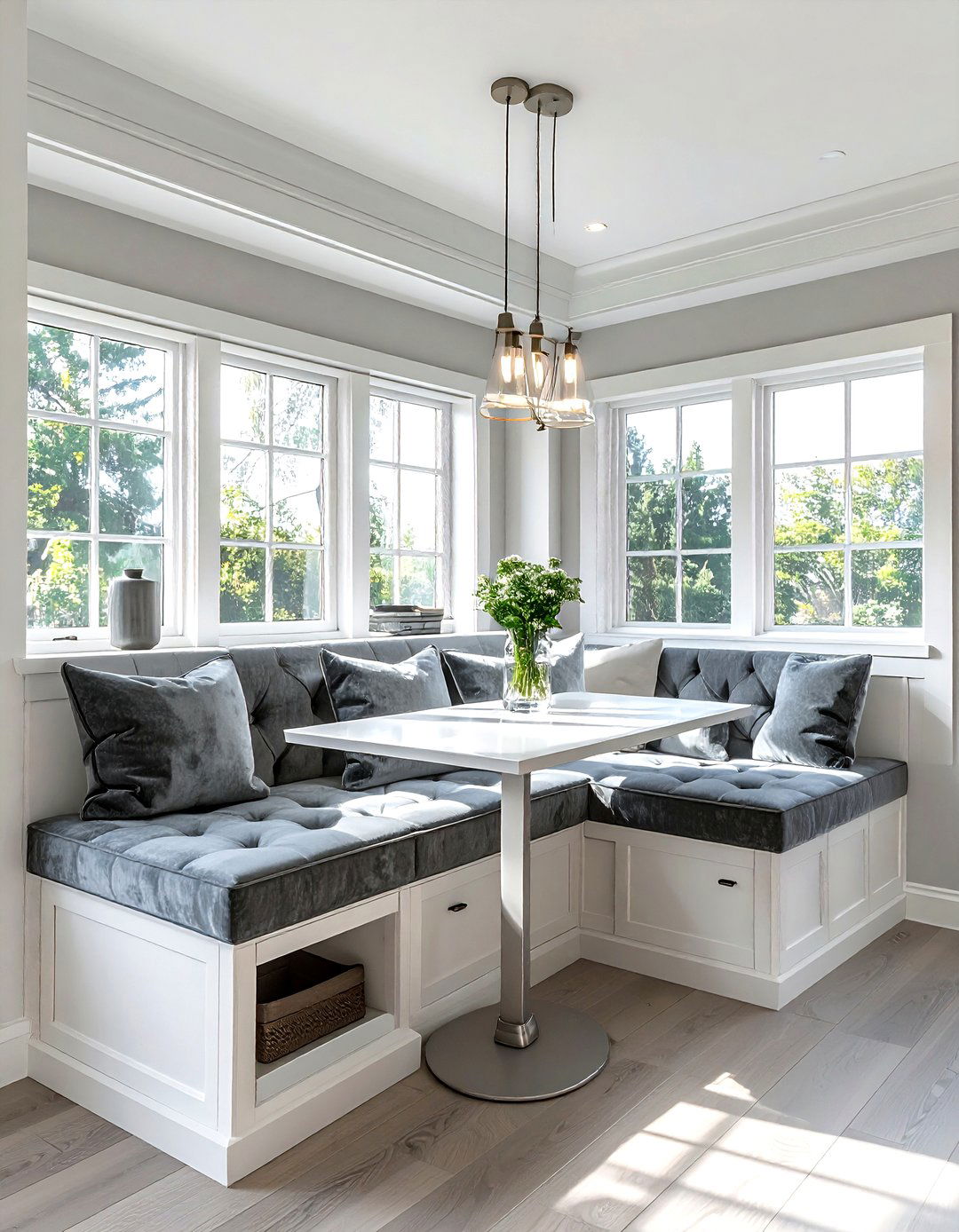 Built In Window Seat - 30 dining room storage hacks