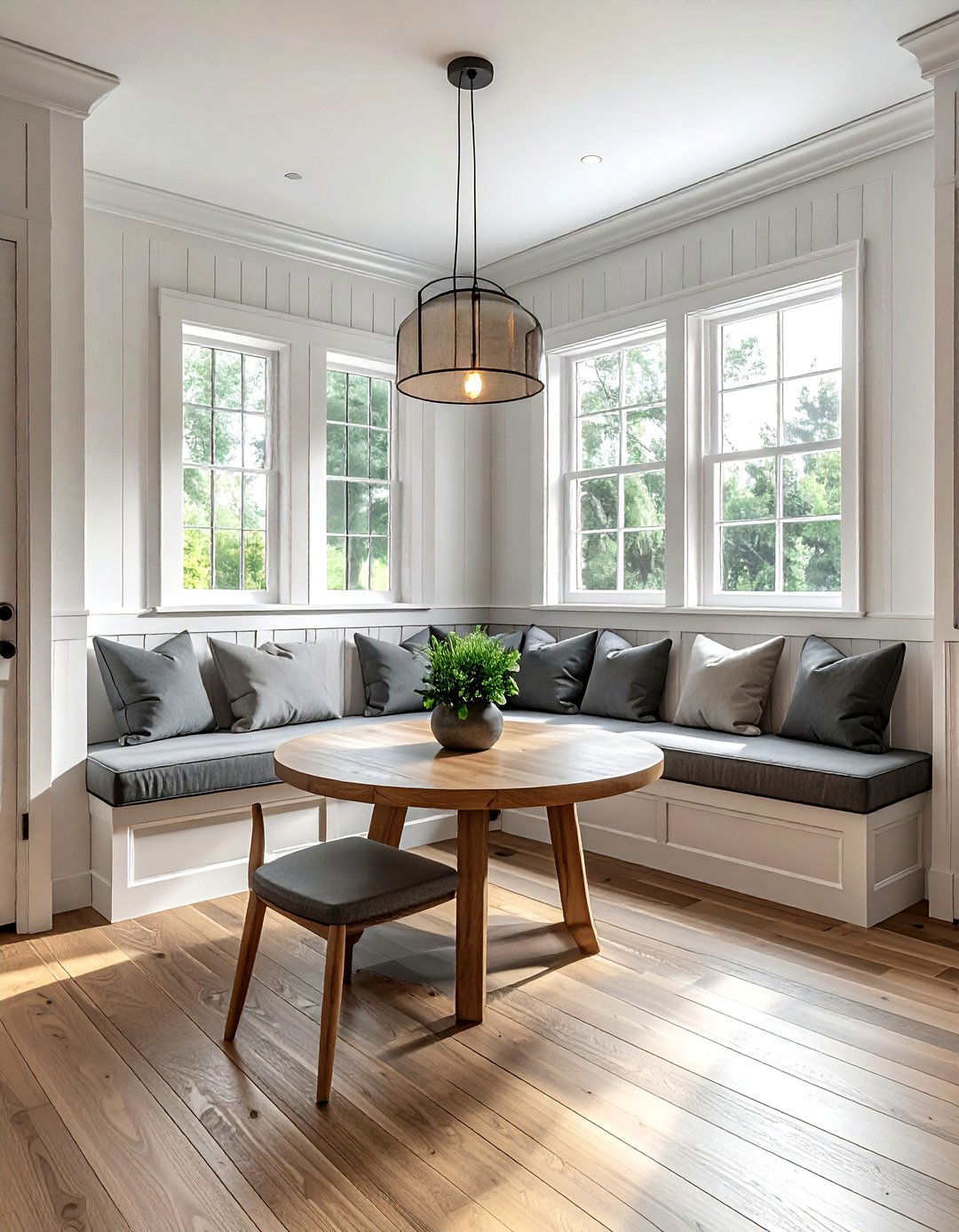 Built in banquet seating - 30 dining room family gathering ideas